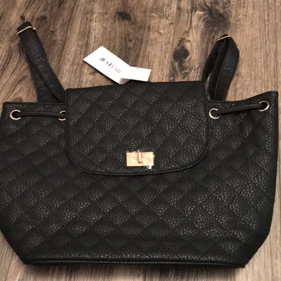 JustFab Handbags - 🔥LEATHER BACKPACK🔥